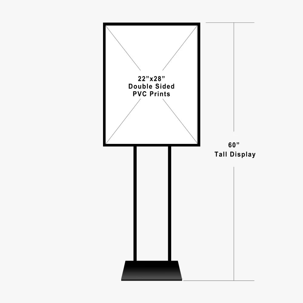 PVC Poster Stand