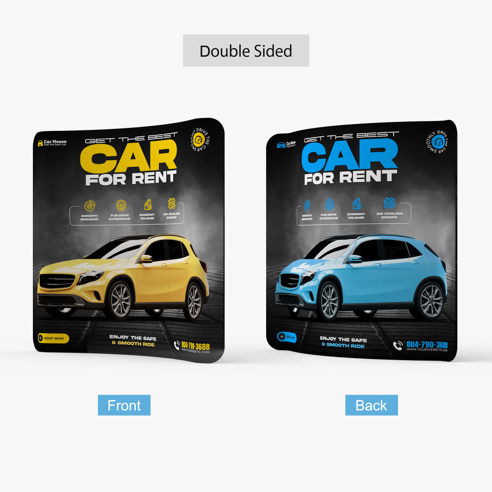 Curved Tension Fabric Display