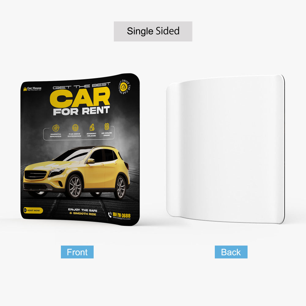 Curved Tension Fabric Display