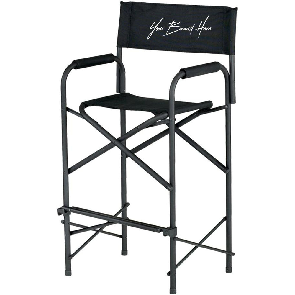 Tall Directors Chair with Custom Logo