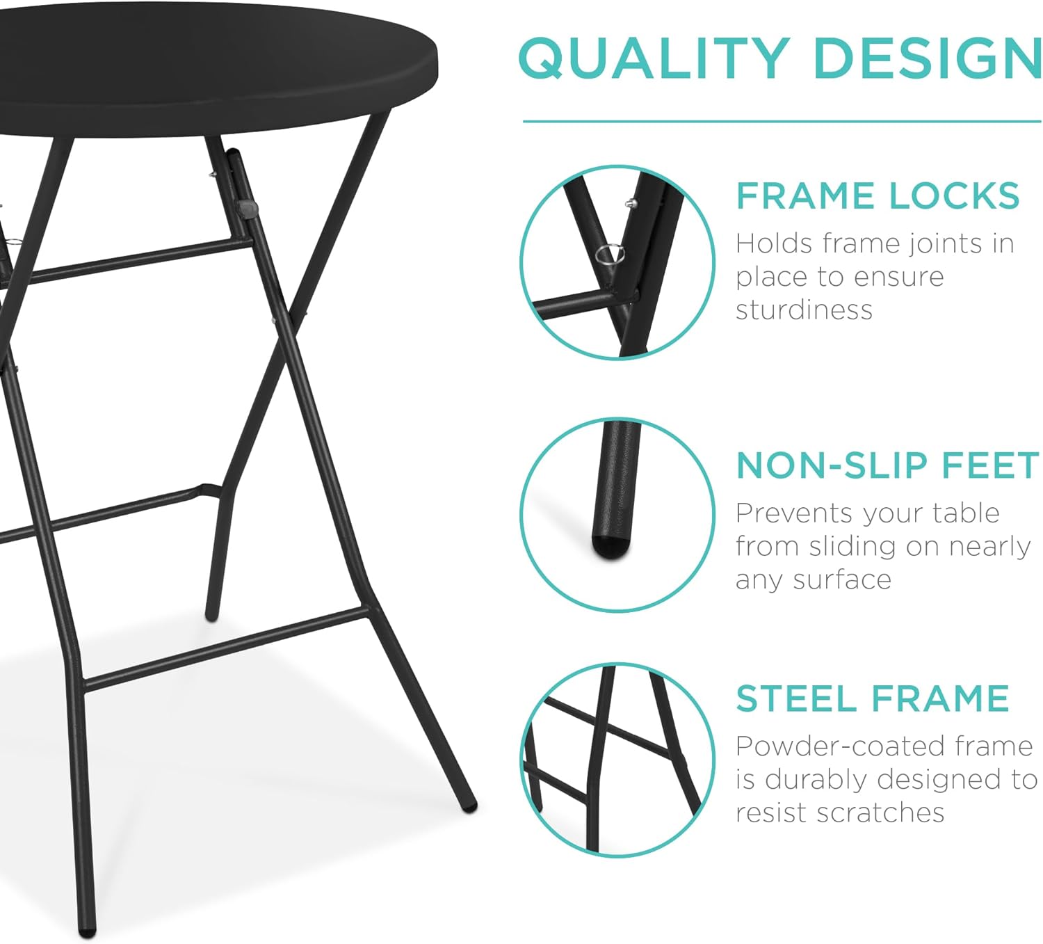 High Top Table with Custom Logo