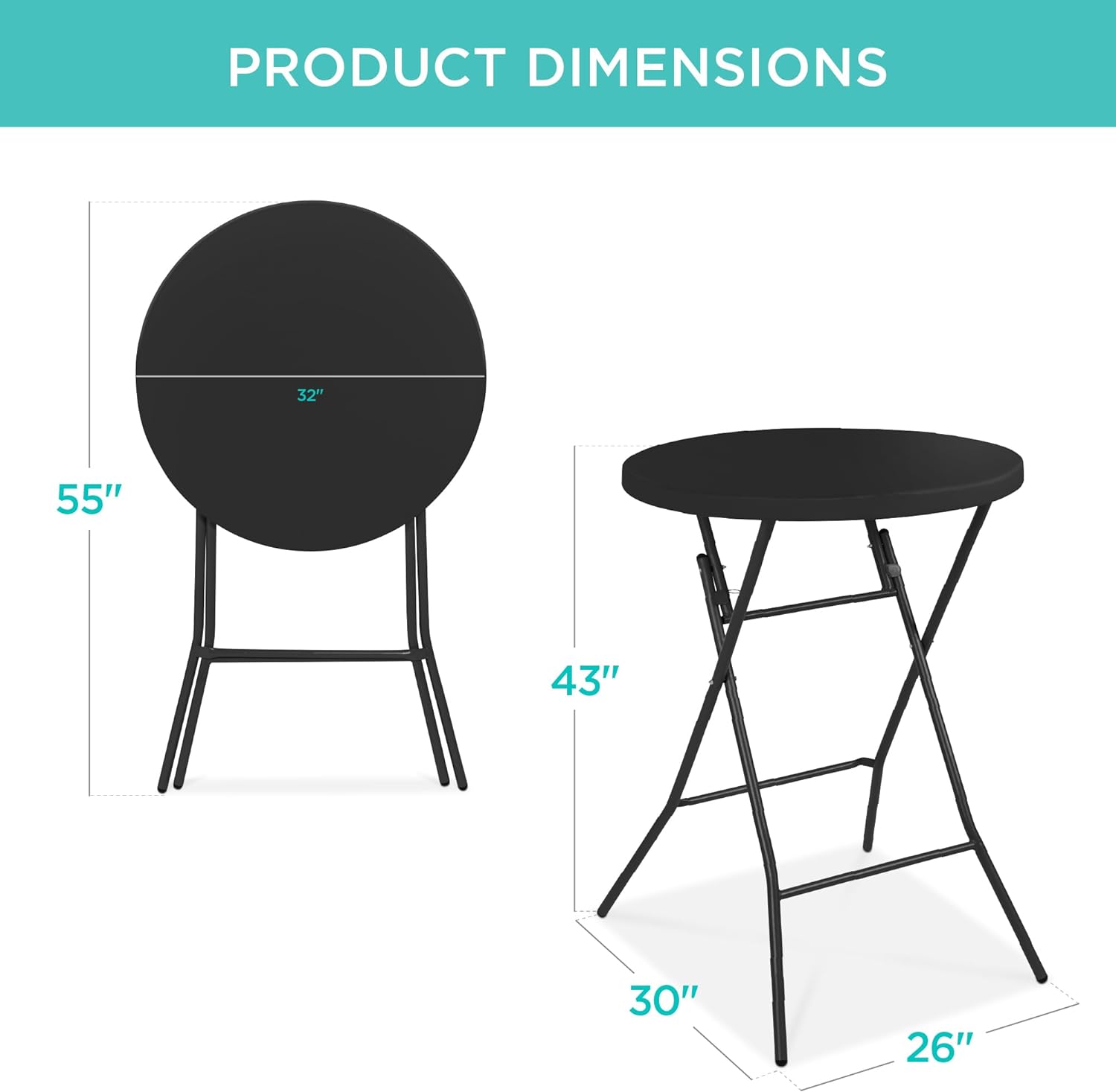 High Top Table with Custom Logo